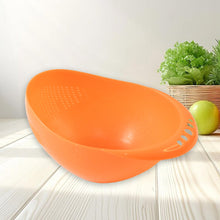 Virgin Rice Bowl Durable Plastic Strainer, Water Strainer | Vegetable & Fruits Washing Bowl