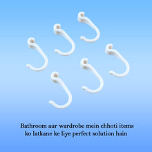 Small Plastic Hooks (6 Pc)