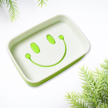 Portable Travel Home Box Cute Cartoons Smile Face Container Draining Holder Soap Dish ,Sabudani