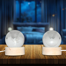 3D Crystal Ball lamps With Base (1 Pc / Mix Design)