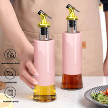 Olive Oil Dispenser – Leakproof Glass Bottle with Non-Drip Spout for Kitchen & Cooking (300 ML)