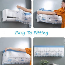 Folding Split AC Dust Cover – Washable, Dustproof (1 Pc, approx 1 Ton)